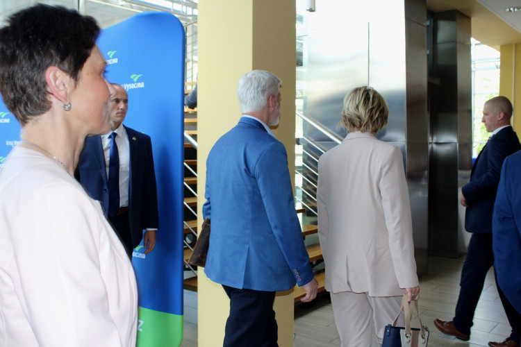 Prezidentský pár na návštěvě Vysočiny