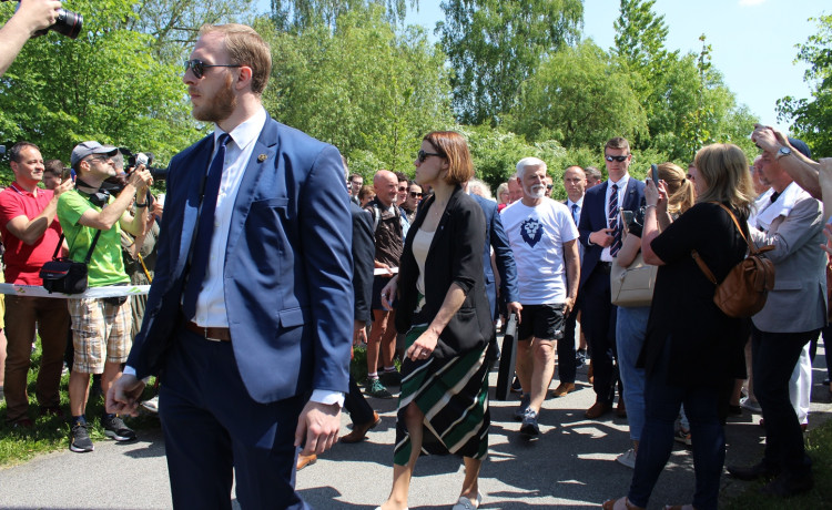 Prezident Pavel, sportovní odpoledne na Českém mlýně