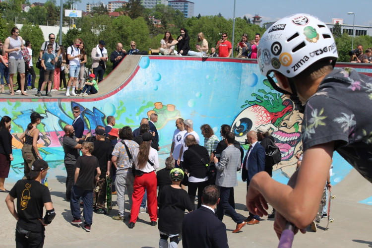 Prezident Pavel, sportovní odpoledne na Českém mlýně