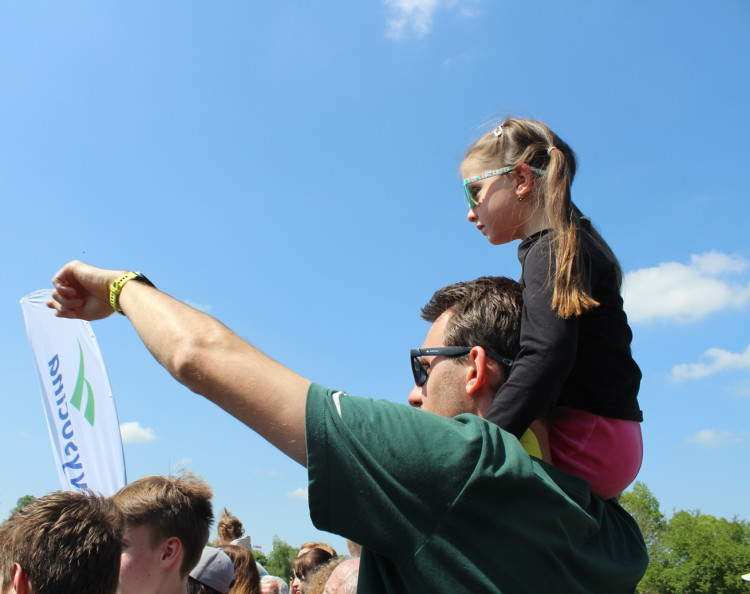 Prezident Pavel, sportovní odpoledne na Českém mlýně