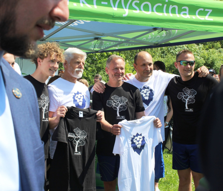 Prezident Pavel, sportovní odpoledne na Českém mlýně