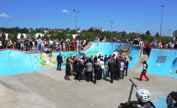 Prezident Pavel, sportovní odpoledne na Českém mlýně