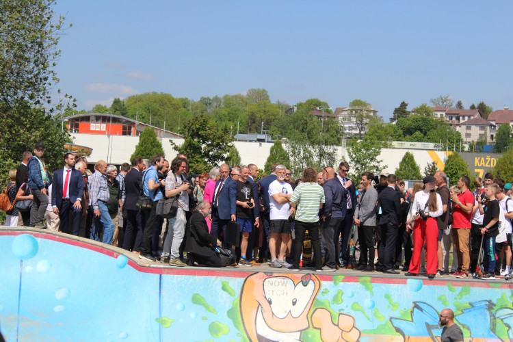 Prezident Pavel, sportovní odpoledne na Českém mlýně