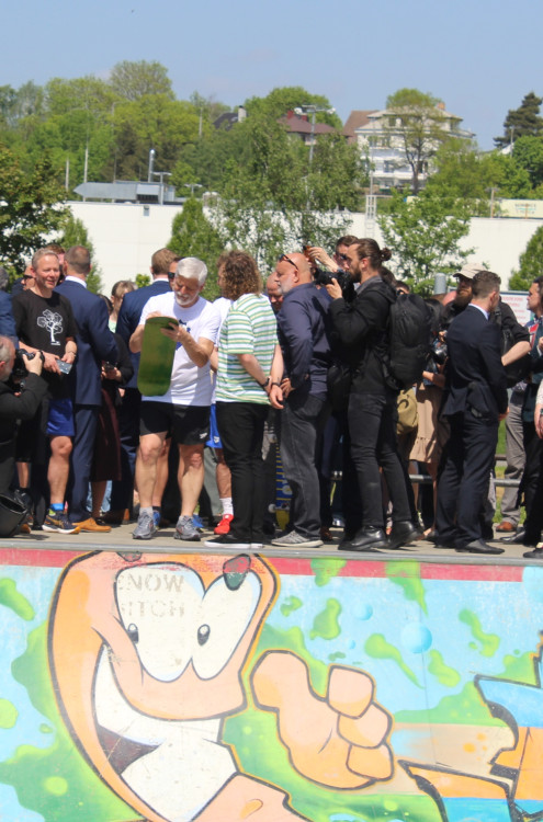 Prezident Pavel, sportovní odpoledne na Českém mlýně