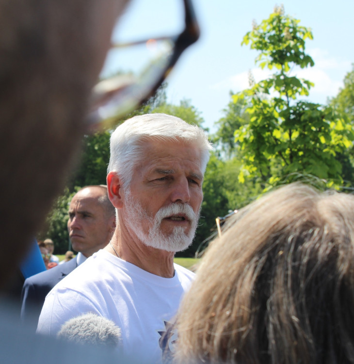 Prezident Pavel, sportovní odpoledne na Českém mlýně