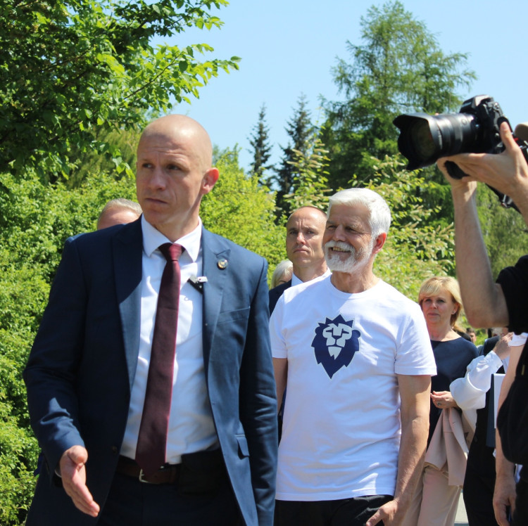 Prezident Pavel, sportovní odpoledne na Českém mlýně