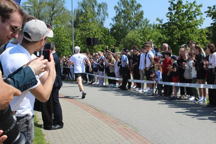 Prezident Pavel, sportovní odpoledne na Českém mlýně
