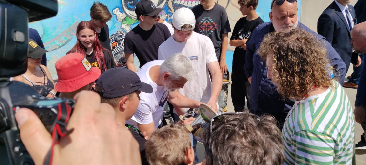 Prezident Pavel, sportovní odpoledne na Českém mlýně