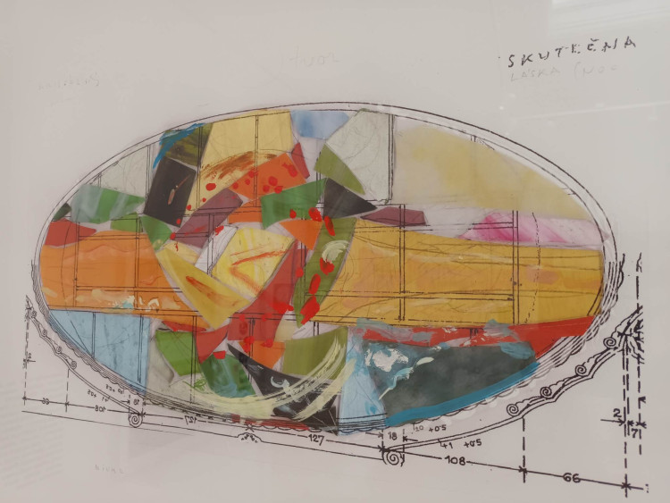 FOTOGALERIE: Vitráže a grafiky Jana Jemelky