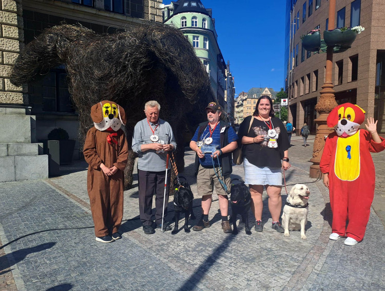 Mistrovství ČR vodicích psů v Liberci