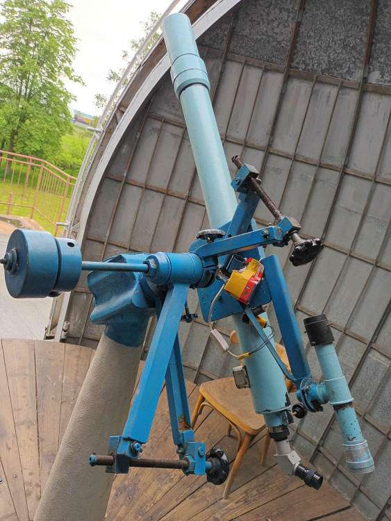 FOTOGALERIE: Hvězdárna s refraktorem postavená téměř na koleně