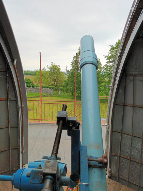 FOTOGALERIE: Hvězdárna s refraktorem postavená téměř na koleně