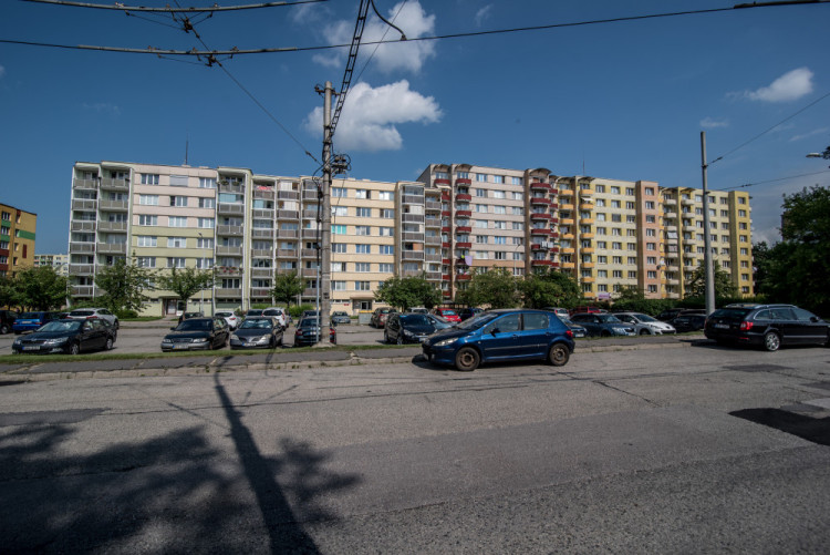 Pád stíhaček na sídliště Vltava