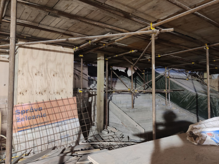 FOTOGALERIE: Rekonstrukce hlavního nádraží v Plzni pokročila