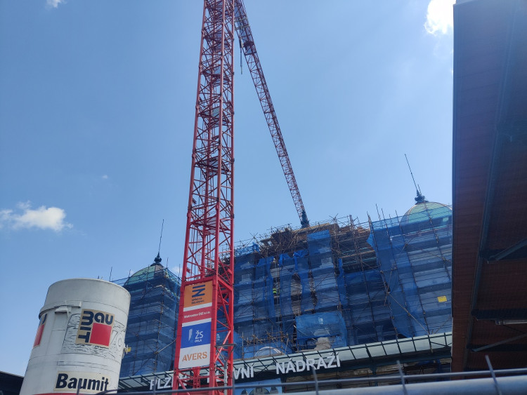FOTOGALERIE: Rekonstrukce hlavního nádraží v Plzni pokročila