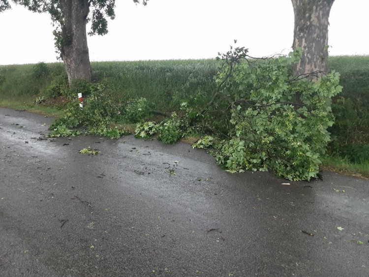 Bouřky na Vysočině, 21.června 2023