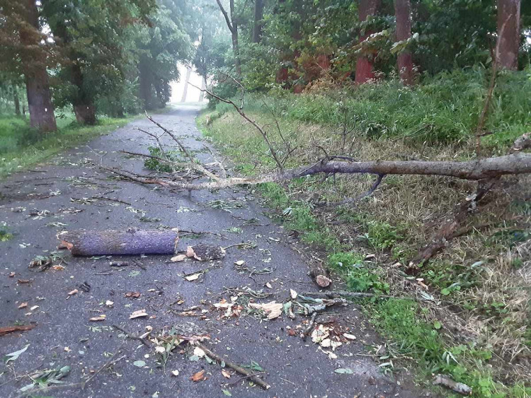 Bouřky na Vysočině, 21.června 2023