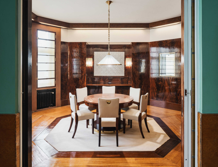 Semlerova rezidence v Plzni, pohled do jídelny