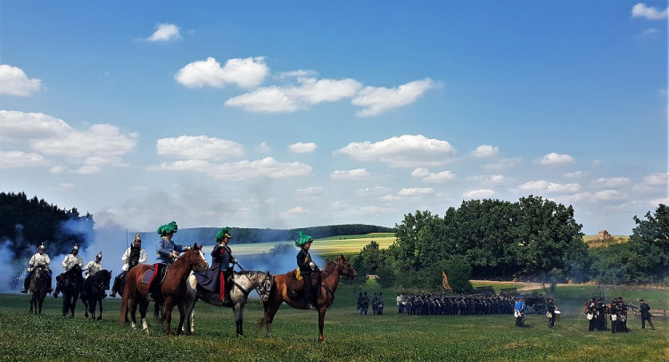 GALERIE: Bitevní ukázka k 157. výročí bitvy na Chlumu