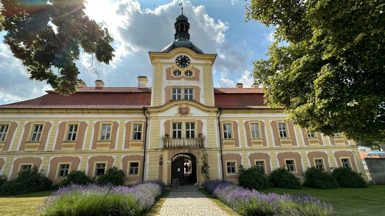 FOTOGALERIE: Růžová zahrada na zámku Nebílovy