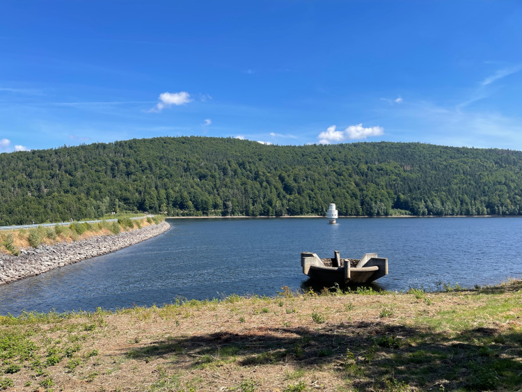 Přehrada  Trinkwasser-Talsperre Frauenau