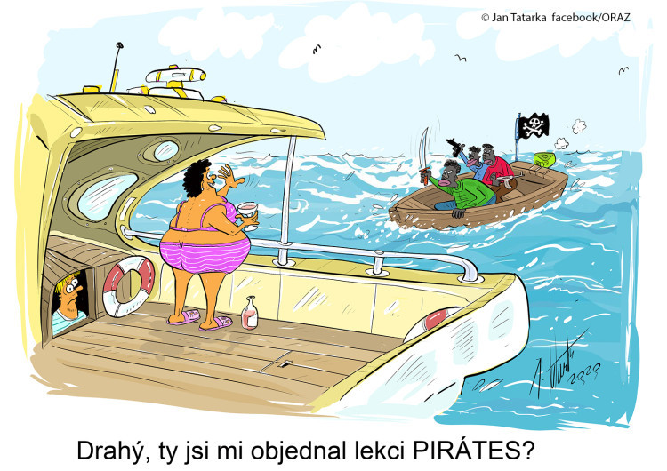 ORAŽENÉ OBRÁZKY: Srpnová dávka vtipů od kreslíře Jana Tatarky