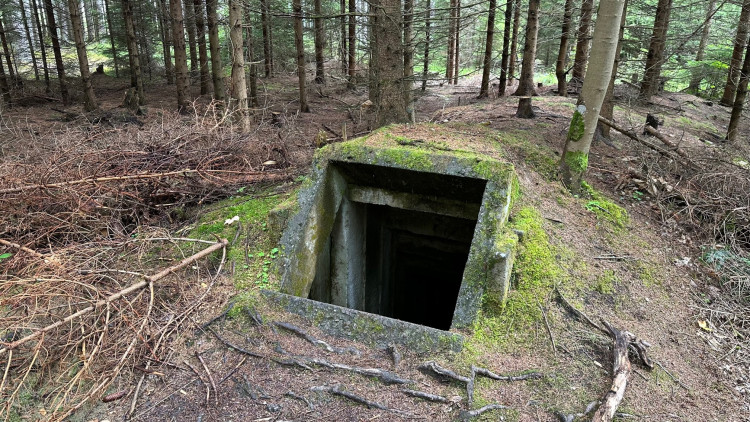 Bunkry cestou na Sedlo