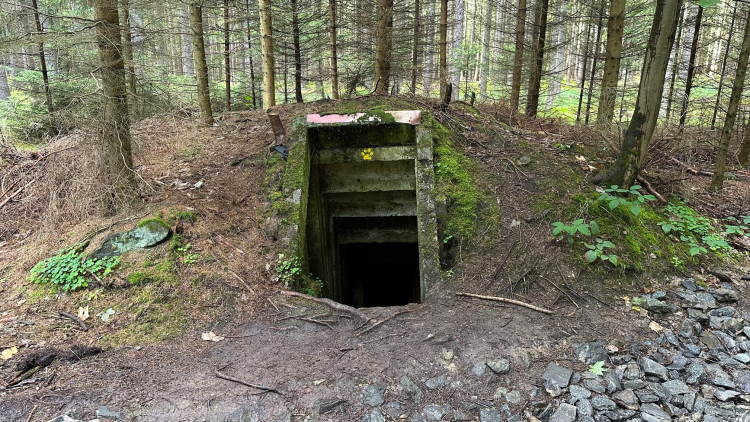 Bunkry cestou na Sedlo