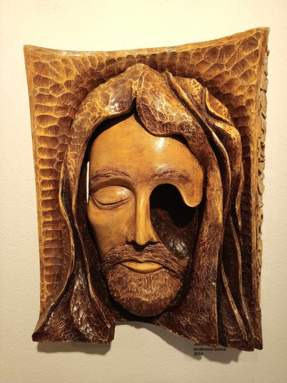 FOTOGALERIE: Výstava dřevěných plastik Miroslava Srostlíka je ve Špalíčku