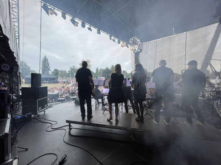 GALERIE: Otevření nového fotbalového stadionu v Hradci Králové