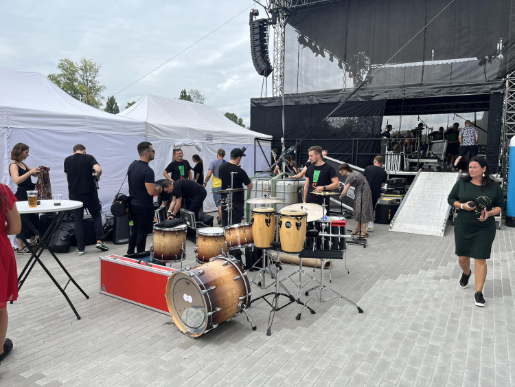 GALERIE: Otevření nového fotbalového stadionu v Hradci Králové