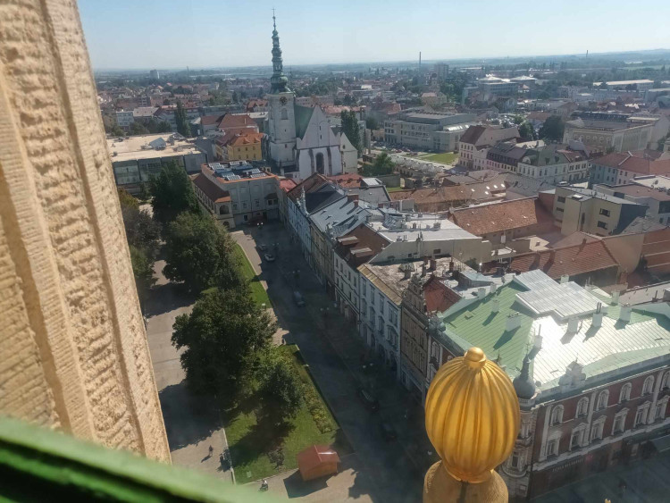 FOTOGALERIE: Z věže jsou nádherné výhledy na město Prostějov a okolí
