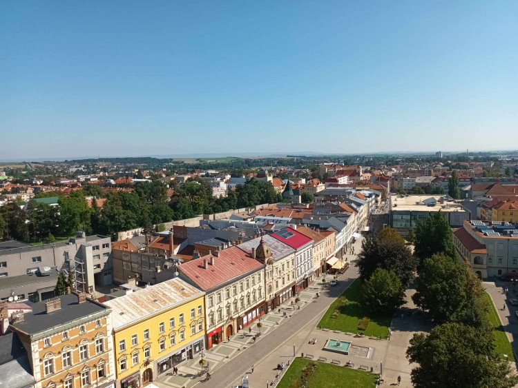 FOTOGALERIE: Z věže jsou nádherné výhledy na město Prostějov a okolí
