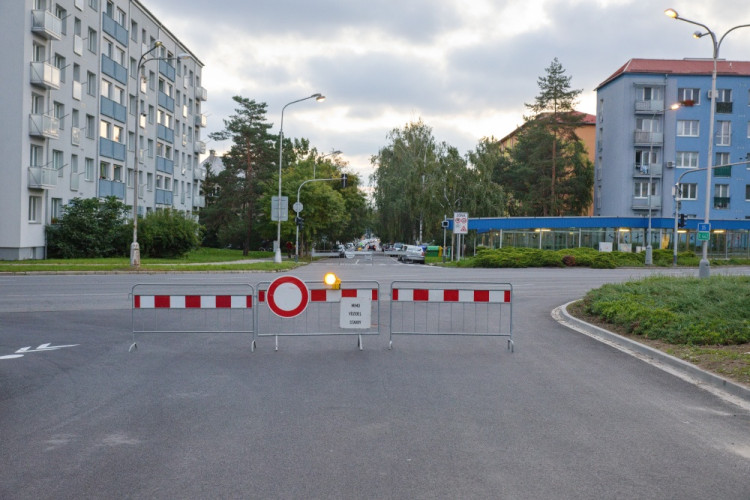 FOTOGALERIE: Začala šestitýdenní uzavírka páteřní silnice v Olomouci