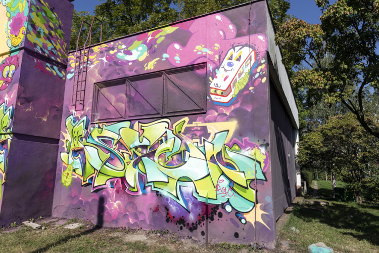 FOTOGALERIE: Street Art Festival oživil kotelny i hřiště na olomouckém sídlišti