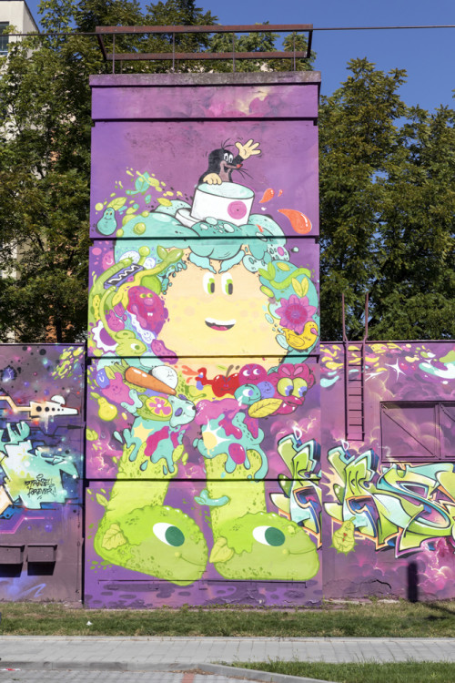 FOTOGALERIE: Street Art Festival oživil kotelny i hřiště na olomouckém sídlišti