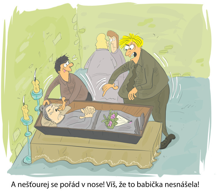 ORAŽENÉ OBRÁZKY: Říjnová dávka vtipů od kreslíře Jana Tatarky