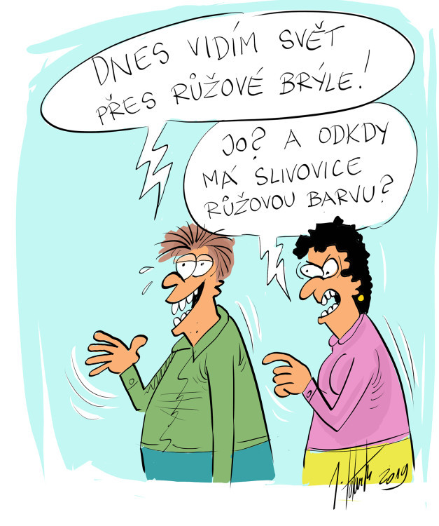 ORAŽENÉ OBRÁZKY: Říjnová dávka vtipů od kreslíře Jana Tatarky