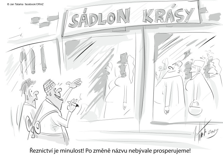 ORAŽENÉ OBRÁZKY: Říjnová dávka vtipů od kreslíře Jana Tatarky