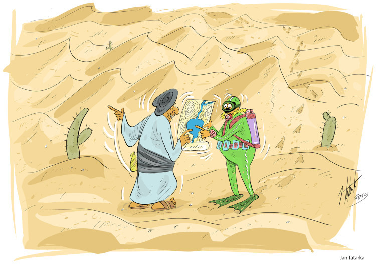 ORAŽENÉ OBRÁZKY: Říjnová dávka vtipů od kreslíře Jana Tatarky