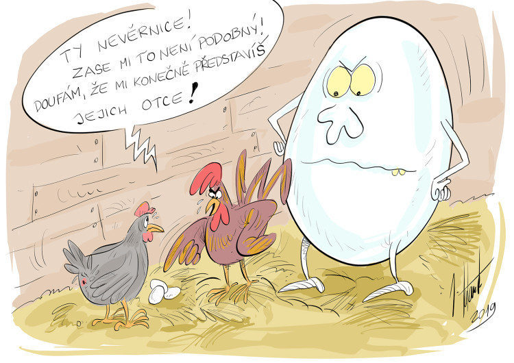 ORAŽENÉ OBRÁZKY: Říjnová dávka vtipů od kreslíře Jana Tatarky