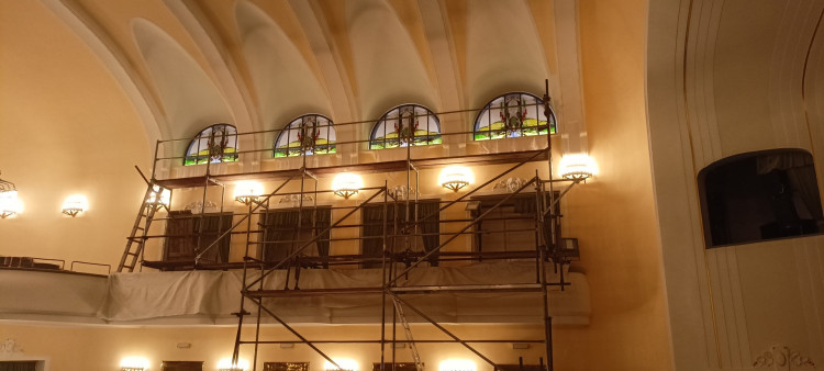 FOTOGALERIE: Obnovené vitráže proměnily prostějovský Národní dům