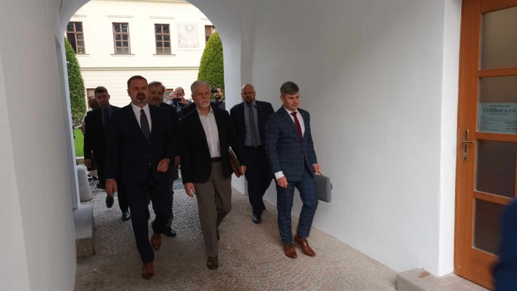 FOTOGALERIE: Prezident Petr Pavel na návštěvě Olomouce