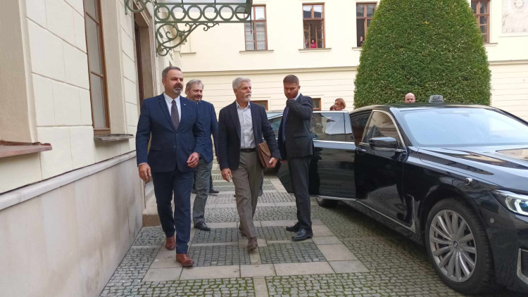 FOTOGALERIE: Prezident Petr Pavel na návštěvě Olomouce