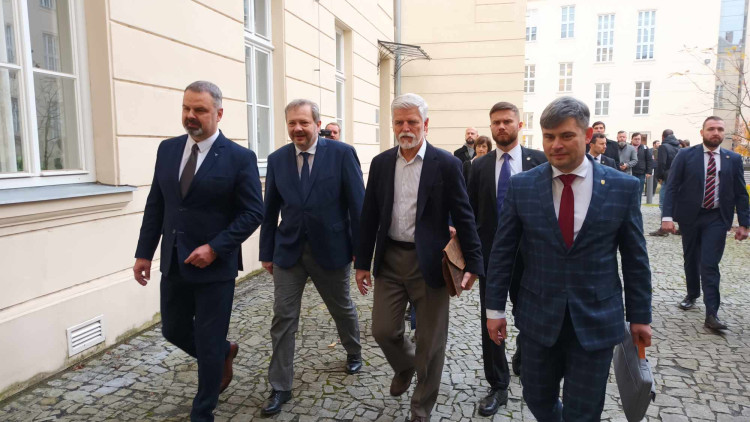 FOTOGALERIE: Prezident Petr Pavel na návštěvě Olomouce