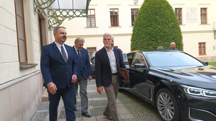 FOTOGALERIE: Prezident Petr Pavel na návštěvě Olomouce