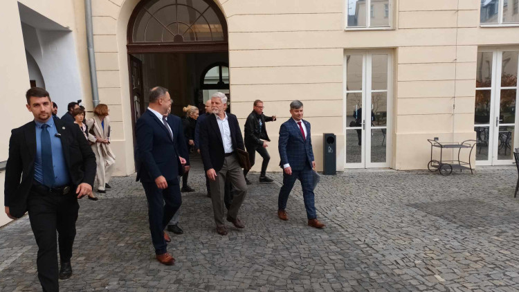 FOTOGALERIE: Prezident Petr Pavel na návštěvě Olomouce