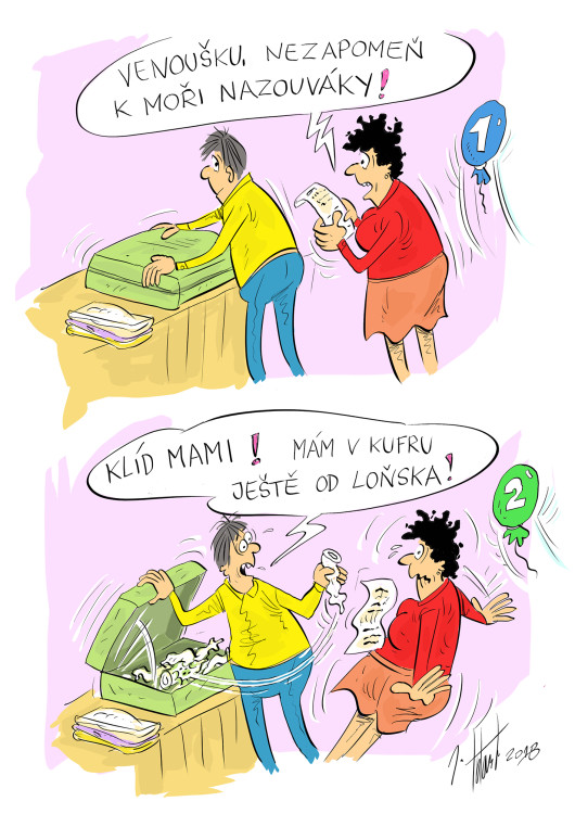 FOTOGALERIE: První v listopadu středa, humoru a legrace je třeba