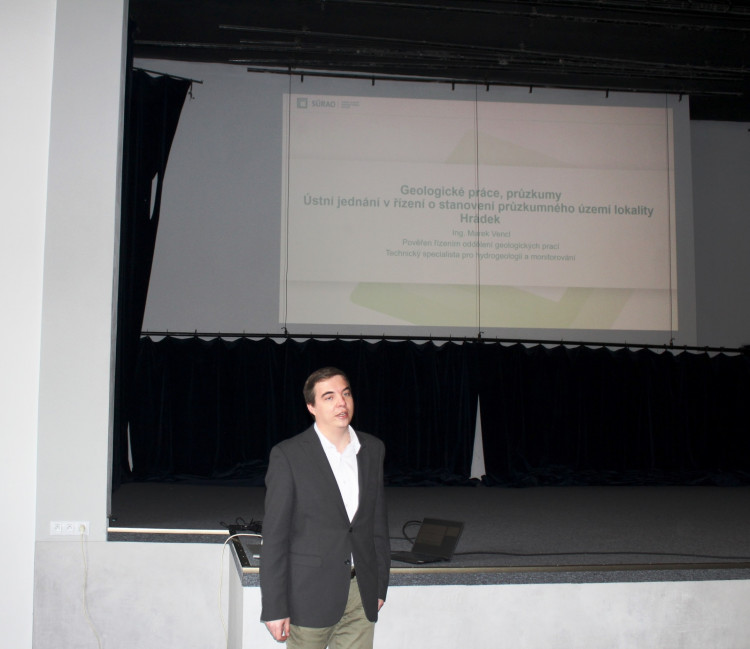 Veřejné projednání ohledně stanovení průzkumného území pro zvláštní zásahy do zemské kůry na lokalitě Hrádek