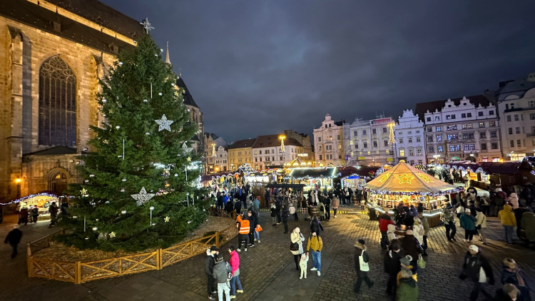FOTOGALERIE: Zahájení Adventních trhů v Plzni